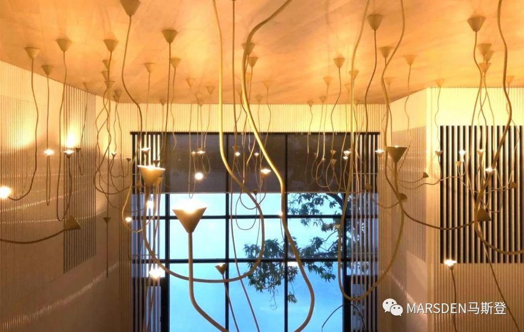 This house won the German National Design Award, all are Foyo  high-end lamps